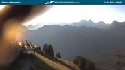 Archiviertes Webcam Bild: Mittelstation Fellhornbahn am 12.07.2026 um 07:39 Uhr