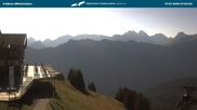 Archiviertes Webcam Bild: Mittelstation Fellhornbahn am 12.07.2026 um 08:39 Uhr