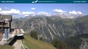 Archived webcam image showing middle station Fellhornbahn on 12 Jul 2026 at 18:58