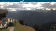 Archived webcam image showing middle station Fellhornbahn on 23 Jul 2026 at 10:36
