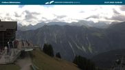 Archived webcam image showing middle station Fellhornbahn on 23 Jul 2026 at 12:36