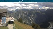 Archived webcam image showing middle station Fellhornbahn on 23 Jul 2026 at 16:36