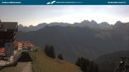 Archived webcam image showing middle station Fellhornbahn on 2 Aug 2026 at 10:50