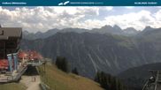 Archiviertes Webcam Bild: Mittelstation Fellhornbahn am 04.08.2026 um 12:21 Uhr