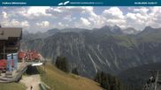 Archiviertes Webcam Bild: Mittelstation Fellhornbahn am 04.08.2026 um 14:21 Uhr