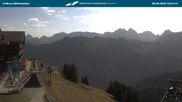 Archived webcam image showing middle station Fellhornbahn on 8 Sep 2026 at 10:45