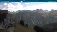 Archived webcam image showing middle station Fellhornbahn on 8 Sep 2026 at 12:45