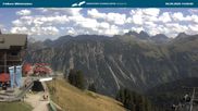 Archived webcam image showing middle station Fellhornbahn on 8 Sep 2026 at 14:45