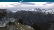 Archived webcam image showing middle station Fellhornbahn on 23 Oct 2026 at 08:47