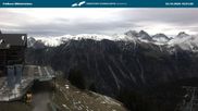 Archived webcam image showing middle station Fellhornbahn on 23 Oct 2026 at 10:47