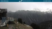 Archived webcam image showing middle station Fellhornbahn on 23 Oct 2026 at 12:47