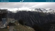 Archived webcam image showing middle station Fellhornbahn on 23 Oct 2026 at 14:47
