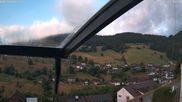Archived webcam image showing Aftersteg ski lift on 1 Aug 2026 at 07:26
