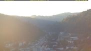 Archiviertes Webcam Bild: St. Blasien im Schwarzwald: Blick vom Weißensteinkreuz am 28.05.2026 um 06:46 Uhr