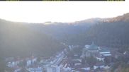 Archiviertes Webcam Bild: St. Blasien im Schwarzwald: Blick vom Weißensteinkreuz am 12.07.2026 um 06:37 Uhr