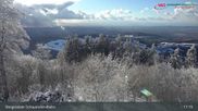 Archived webcam image showing Schauinsland top station on 26 Mar 2026 at 17:28