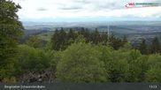 Archived webcam image showing Schauinsland top station on 18 May 2026 at 13:24