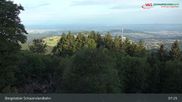 Archived webcam image showing Schauinsland top station on 18 Jul 2026 at 07:23