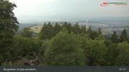 Archived webcam image showing Schauinsland top station on 16 Aug 2026 at 07:14