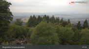 Archived webcam image showing Schauinsland top station on 17 Aug 2026 at 07:07