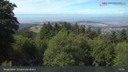 Archived webcam image showing Schauinsland top station on 26 Aug 2026 at 13:32