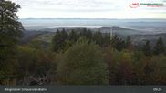 Archived webcam image showing Schauinsland top station on 16 Oct 2026 at 09:12