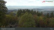 Archived webcam image showing Schauinsland top station on 16 Oct 2026 at 11:12