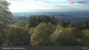 Archived webcam image showing Schauinsland top station on 16 Oct 2026 at 17:12