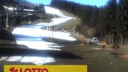 Archived webcam image showing Oberhof: Base station Fallbachhang on 8 Apr 2026 at 08:14