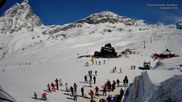 Archived webcam image showing Plan Maison / Breuil Cervinia on 1 Apr 2026 at 12:12