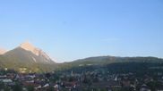 Archived webcam image showing Mittenwald Webcam on 28 May 2026 at 06:21