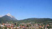 Archived webcam image showing Mittenwald Webcam on 28 May 2026 at 08:21