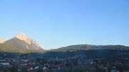 Archived webcam image showing Mittenwald Webcam on 12 Jul 2026 at 06:53