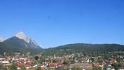 Archived webcam image showing Mittenwald Webcam on 12 Jul 2026 at 08:53