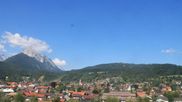 Archived webcam image showing Mittenwald Webcam on 12 Jul 2026 at 10:53