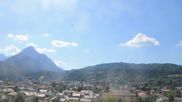 Archived webcam image showing Mittenwald Webcam on 12 Jul 2026 at 16:53