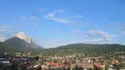 Archived webcam image showing Mittenwald Webcam on 20 Aug 2026 at 08:12