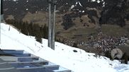 Archiviertes Webcam Bild: Bergstation Hornbahn, Blick Bad Hindelang am 26 Feb 2026 um 10:50 Uhr