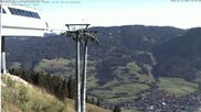 Archived webcam image showing Hornbahn mountain station on 12 Jul 2026 at 08:10