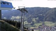 Archived webcam image showing Hornbahn mountain station on 12 Jul 2026 at 18:10