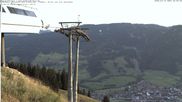 Archiviertes Webcam Bild: Bergstation Hornbahn, Blick Bad Hindelang am 14.07.2026 um 06:55 Uhr