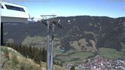 Archiviertes Webcam Bild: Bergstation Hornbahn, Blick Bad Hindelang am 26.08.2026 um 12:46 Uhr