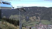 Archiviertes Webcam Bild: Bergstation Hornbahn, Blick Bad Hindelang am 26.08.2026 um 14:46 Uhr