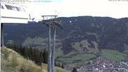 Archiviertes Webcam Bild: Bergstation Hornbahn, Blick Bad Hindelang am 30.08.2026 um 07:43 Uhr