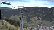 Archiviertes Webcam Bild: Bergstation Hornbahn, Blick Bad Hindelang am 30.08.2026 um 12:43 Uhr