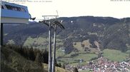 Archiviertes Webcam Bild: Bergstation Hornbahn, Blick Bad Hindelang am 30.08.2026 um 16:43 Uhr