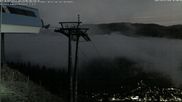 Archived webcam image showing Hornbahn mountain station on 19 Oct 2026 at 07:30