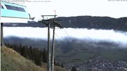 Archived webcam image showing Hornbahn mountain station on 19 Oct 2026 at 08:30