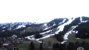Archiviertes Webcam Bild: Oberjoch: Blick vom Familux Resort aufs Skigebiet am Iseler am 12.04.2026 um 06:49 Uhr
