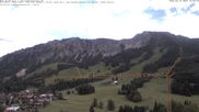 Archiviertes Webcam Bild: Oberjoch: Blick vom Familux Resort aufs Skigebiet am Iseler am 14.06.2026 um 12:17 Uhr